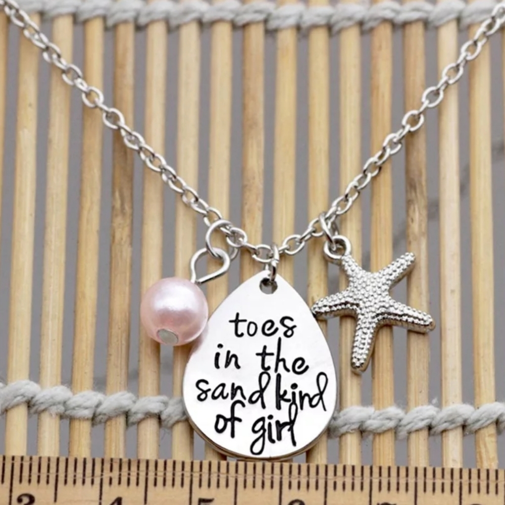 Toes In The Sand Kind of Girl Necklace - Picture 3 of 4